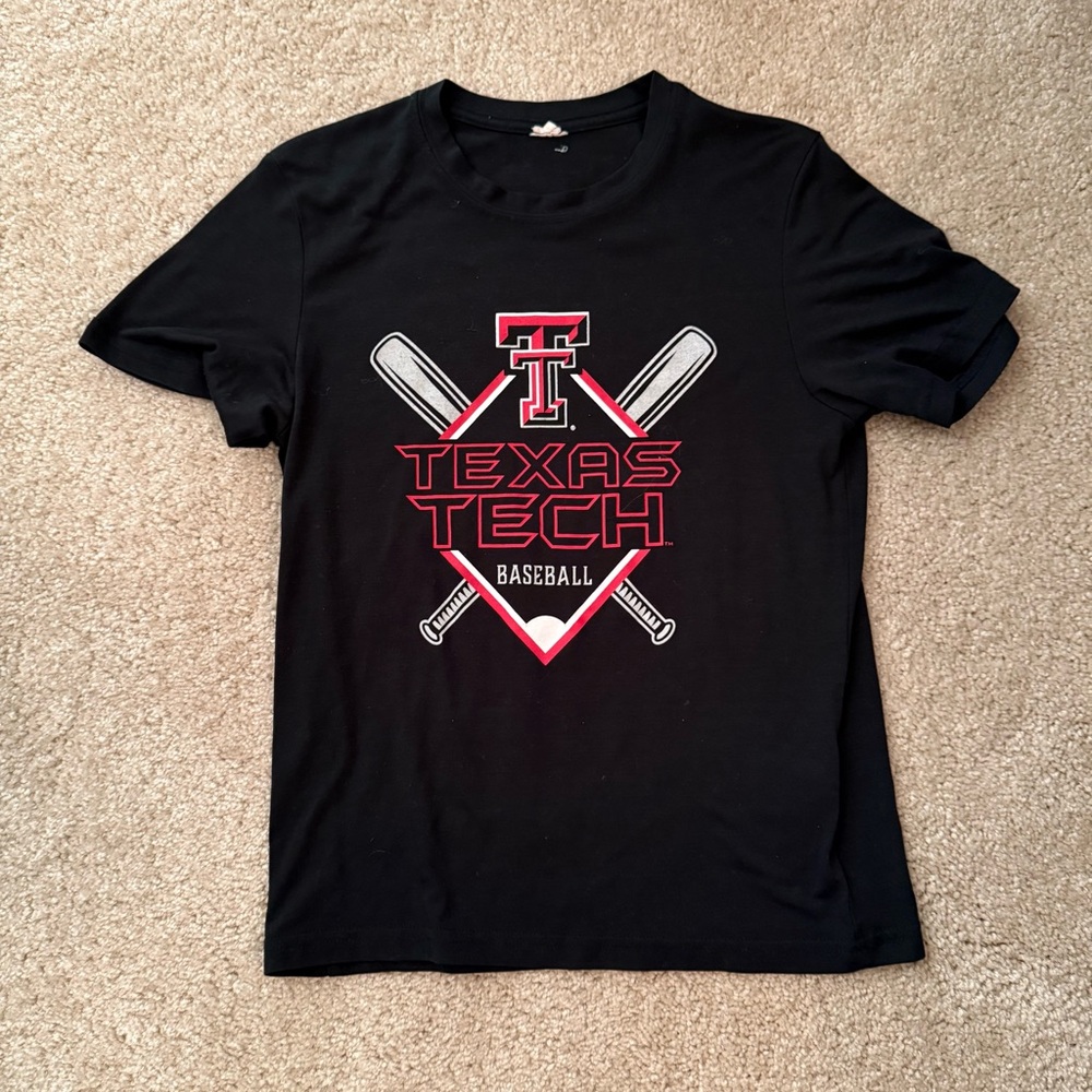 Texas Tech Baseball Black T-Shirt